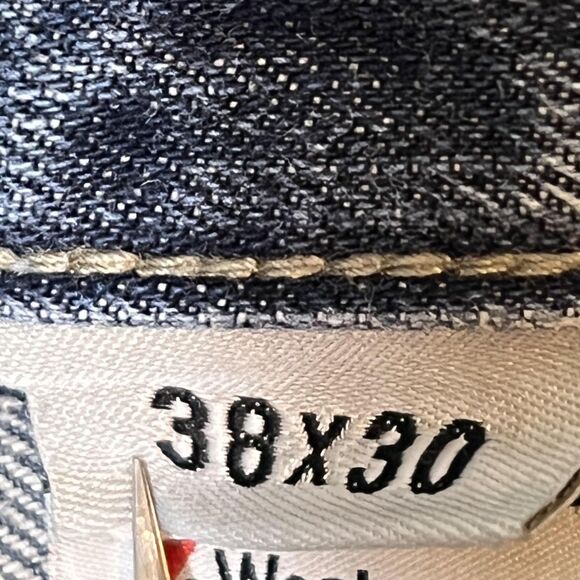 Crude FR Jeans Mens 38x30 Blue Denim FR Westex Flame Resistant CAT 2 NFPA 2112 - Picture 5 of 12